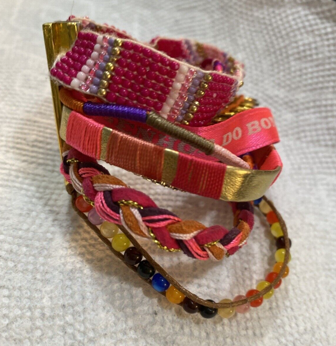 Hipanema Bracelet Multi Strand Magnetic Clasp Boho Chic  display picture 2