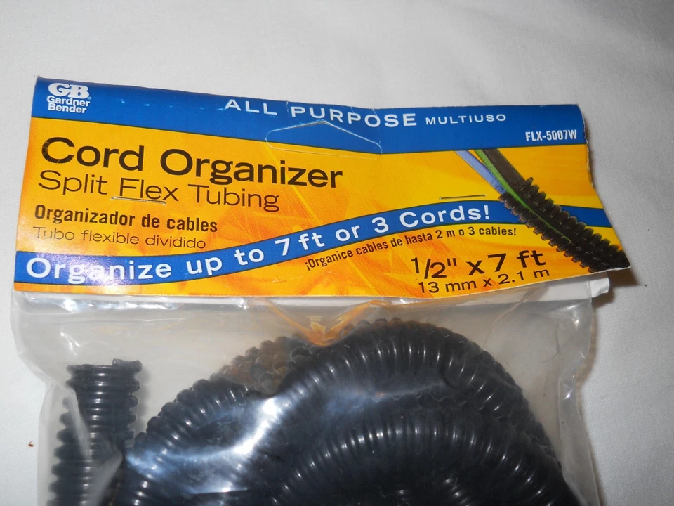 *  NEW ~ Gardner Bender FLX-5007 Flex Tube, 1/2-Inch by 7-Feet, 1/Bag, Black   _ - Image 2 of 3