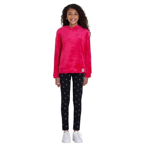 Lucky Brand Girls Youth Pink Camo Plush Top & Legging 2-piece Set VARIETY NEW - Picture 3 of 16