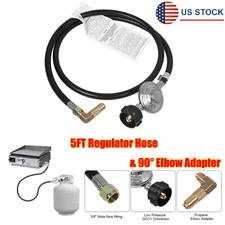 5FT Propane Regulator Hose for Blackstone 17" &22" Griddle Tabletop Camper Grill