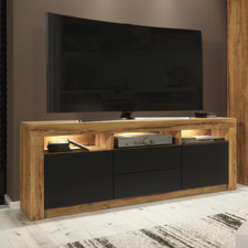 160cm Modern TV Unit | Cabinet Stand | High Gloss/Matt Doors | Free LED