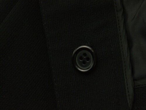 PRADA Cropped Pants Size 38 Black APD1 2009 4208 Wool Made in Italy From Japan - Picture 6 of 8