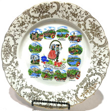 Vtg Seltmann Weiden Bavaria Dinner Plate Germany Greetings From Austria