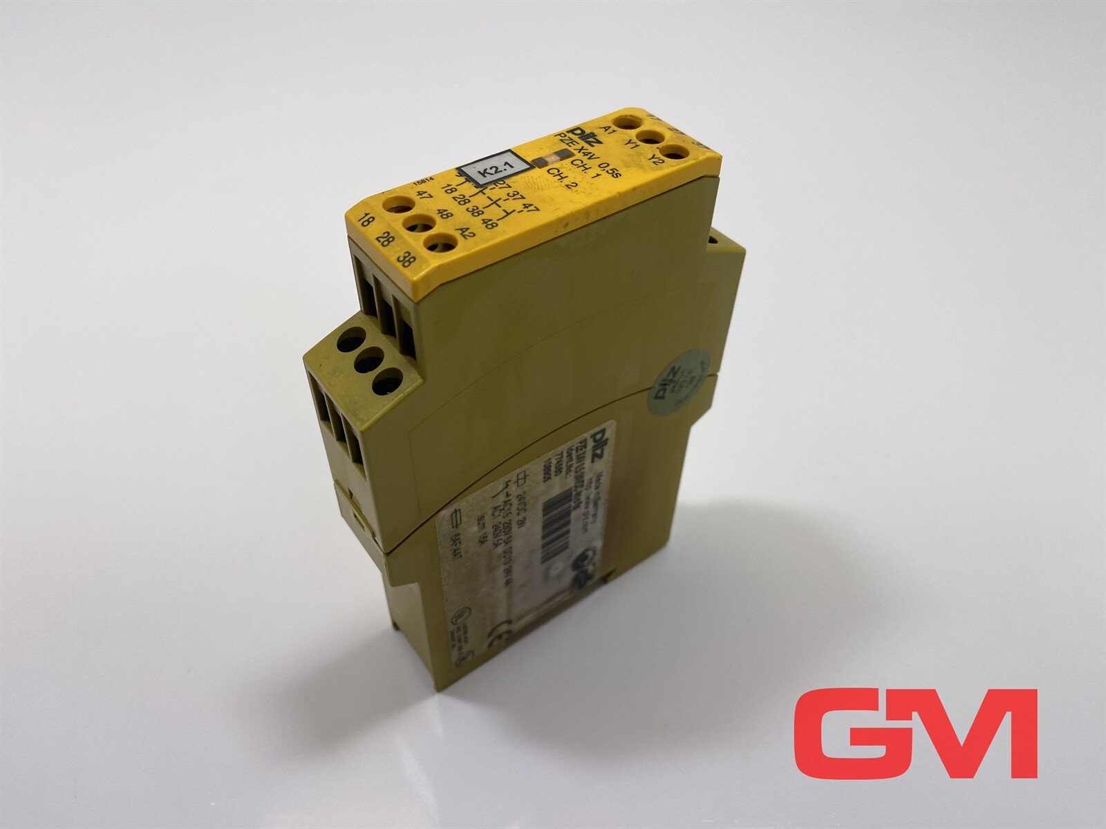 Mushroom Safety Relay PZE X4V 0.5/24VDC 4n/o Fix Safety Relay 774580 Damaged