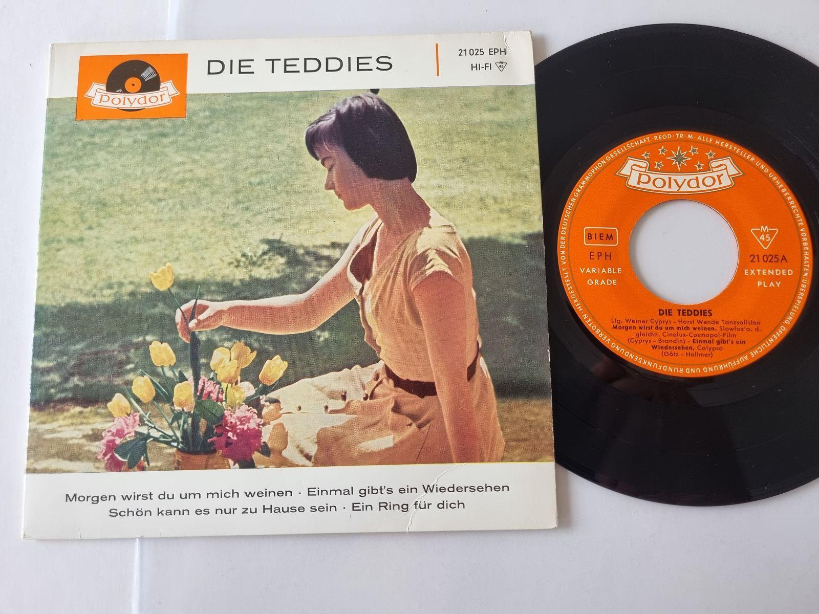 7"" Single Die Teddies - Morgen wirst du um mich weinen Vinyl EP Germany
