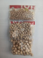 Perline sfere di legno grezzo  3 misure