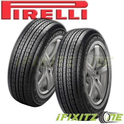 2 Pirelli Scorpion STR P275/55R20 111H Tires, All Season, 65K MILE, Truck SUV