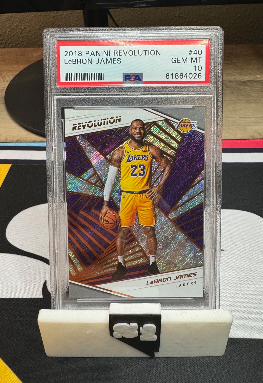 2018 Panini Revolution LeBron James #40 PSA 10 GEM MT Los Angeles Lakers