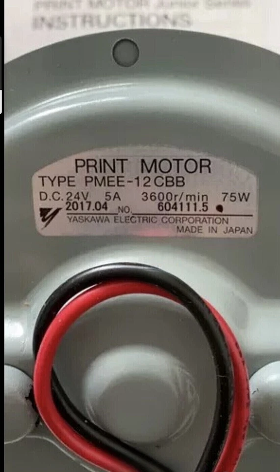 1PCS Yaskawa Flat Motor Rotary motor PMEE-12CBB new Free delivery - Image 2 of 4
