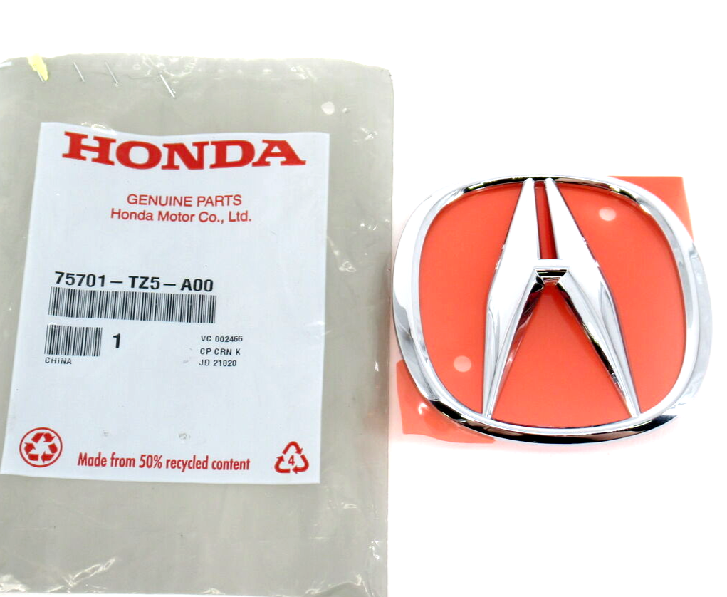 サファイア 新品タグ付き Genuine OEM Honda Acura 75701-TZ5-A00 Rear Emblem Badge 2014-2020