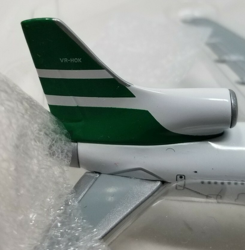 Cathay Pacific Pair of 1/500 Lockheed L-1011 Diecast