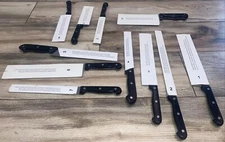 Six Star Stainless Steel Ronco Showtime Kitchen Knives lot Of 11