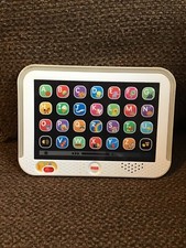 Mattel Fisher Price Laugh  Learn Smart Stages Tablet Sound Light Up Works Great