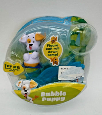 Nick Jr Bubble Guppies Roll n Go Rolling Puppy Dog Figure Lightly Damaged Box