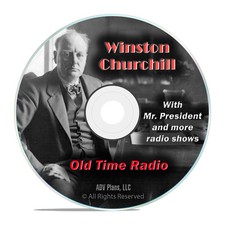 Winston Churchill Addresses Speeches, 923 Old Time Radio Broadcasts WWII DVD G62