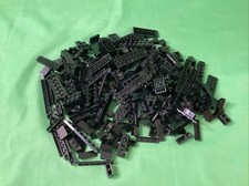 Half 1/2 pound of LEGO blocks hand sorted 8 ounces bulk, BLACK bricks- Lot 2
