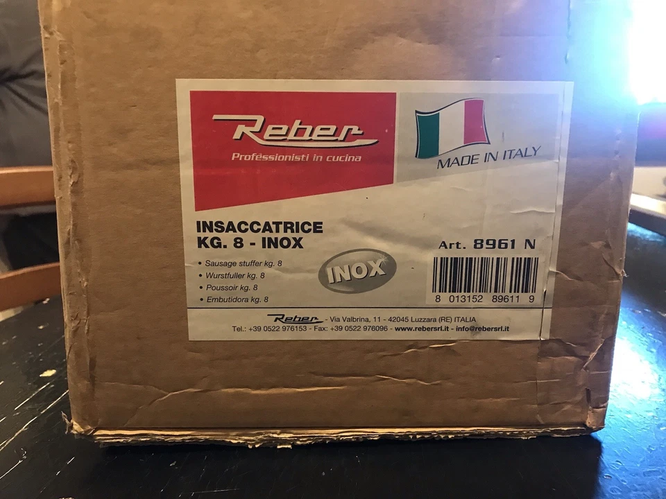 Reber 8961 N Insaccatrice con 2  Velocita' - Inox - Immagine 2 di 4