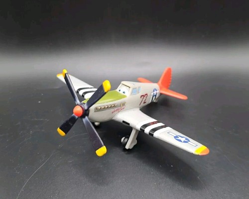 ULTRA RARE Disney Pixar Planes JUDGE DAVIS Diecast Plane Figure Mattel FREE POST - Picture 4 of 13