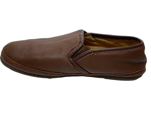 Men's LL Bean Brown Leather Padded 