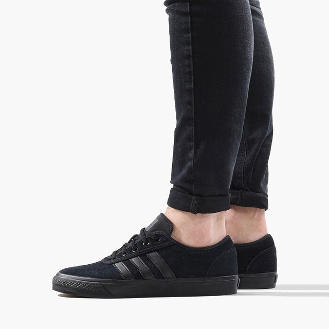 adi ease triple black suede