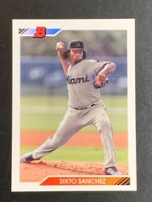 SIXTO SANCHEZ 2020 Bowman Heritage BHP-79 SP Image Variation Marlins Prospect