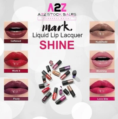 BRILLO LACA LABIAL LÍQUIDO AVON MARK/PRECIO DE VENTA SUGERIDO POR EL FABRICANTE £8
