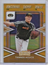 Tanner Houck 2020 Panini Contenders Draft Picks College Ticket Gold Prizm #05/10