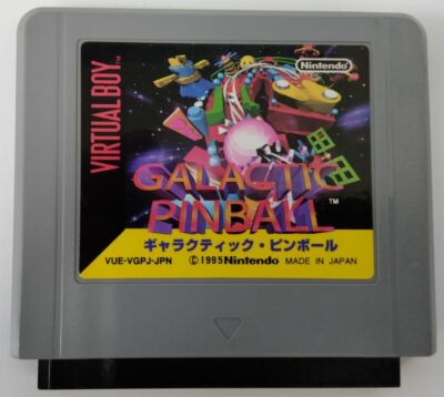 Nintendo Virtual Boy Galactic Pinball Japan Version Cartridge Only 5787 SP