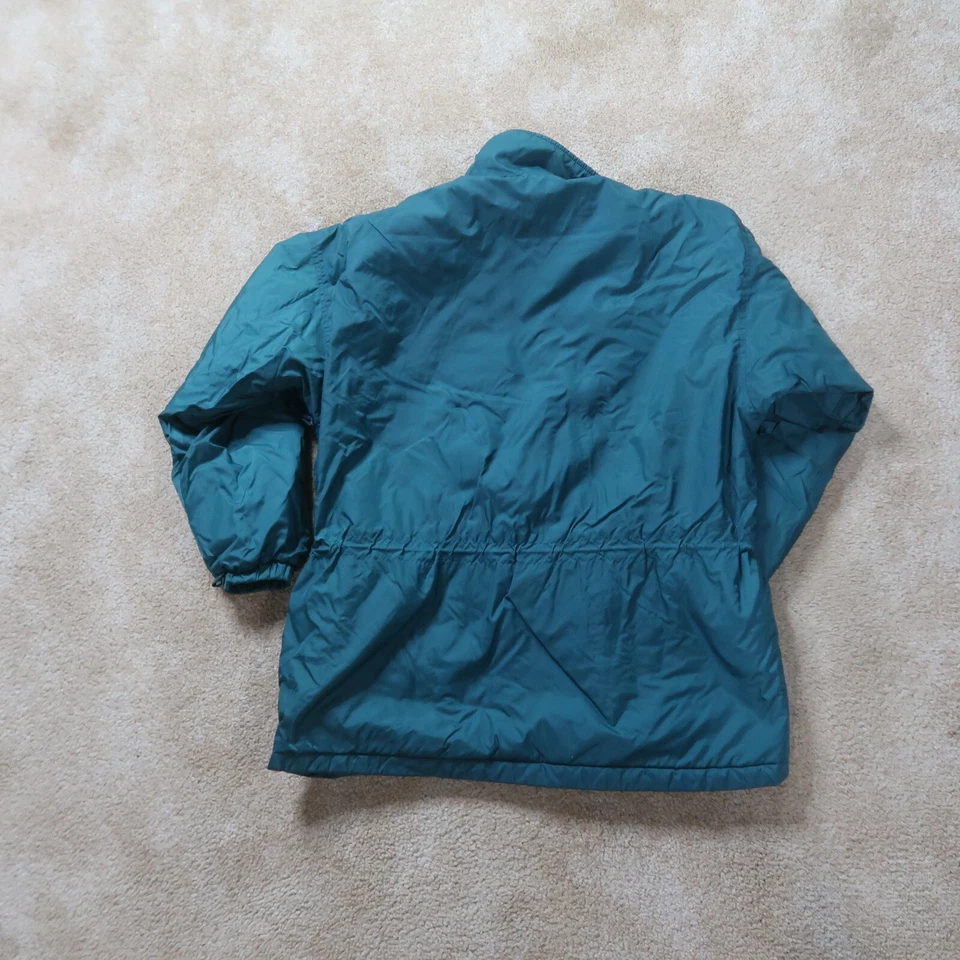 Columbia Jacket Mens Large Green Full Zip Fleece lined - Image 4 of 4