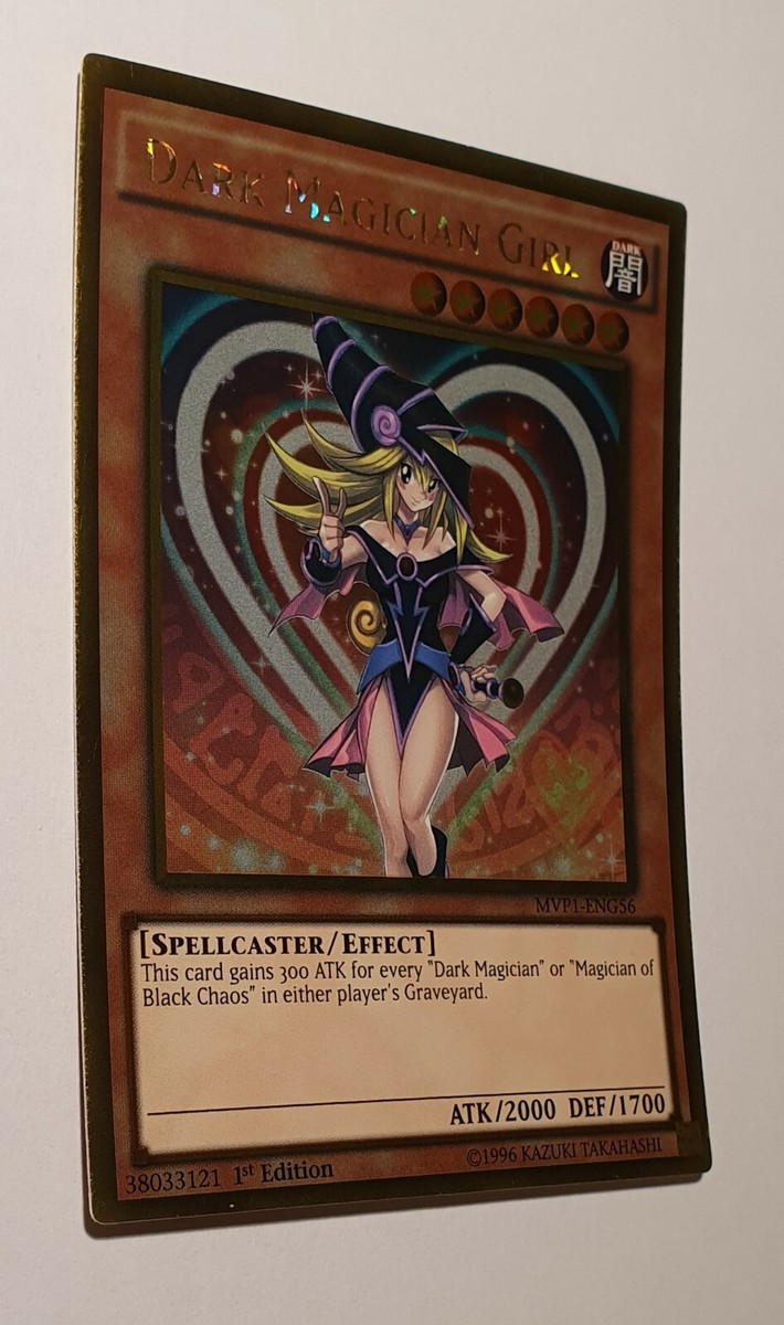 遊戯王OCG デュエルモンスターズ MVP1-G56 Dark Magician Girl 1st Edition 2017 Yu-Gi-Oh Yugioh 1st First Edition Dark Magician Girl