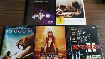 5 TOP-DVD´s 10000BC UFO RESIDENT EVIL KOKOWÄÄH Til Schweiger Extinc X-TRO Horror