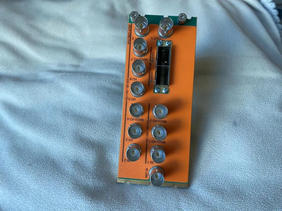 IPG-3901-3TRP Rear Panel for IPG-3901 GrassValley Netgate, Connector for IP-SDI - Image 2 of 4