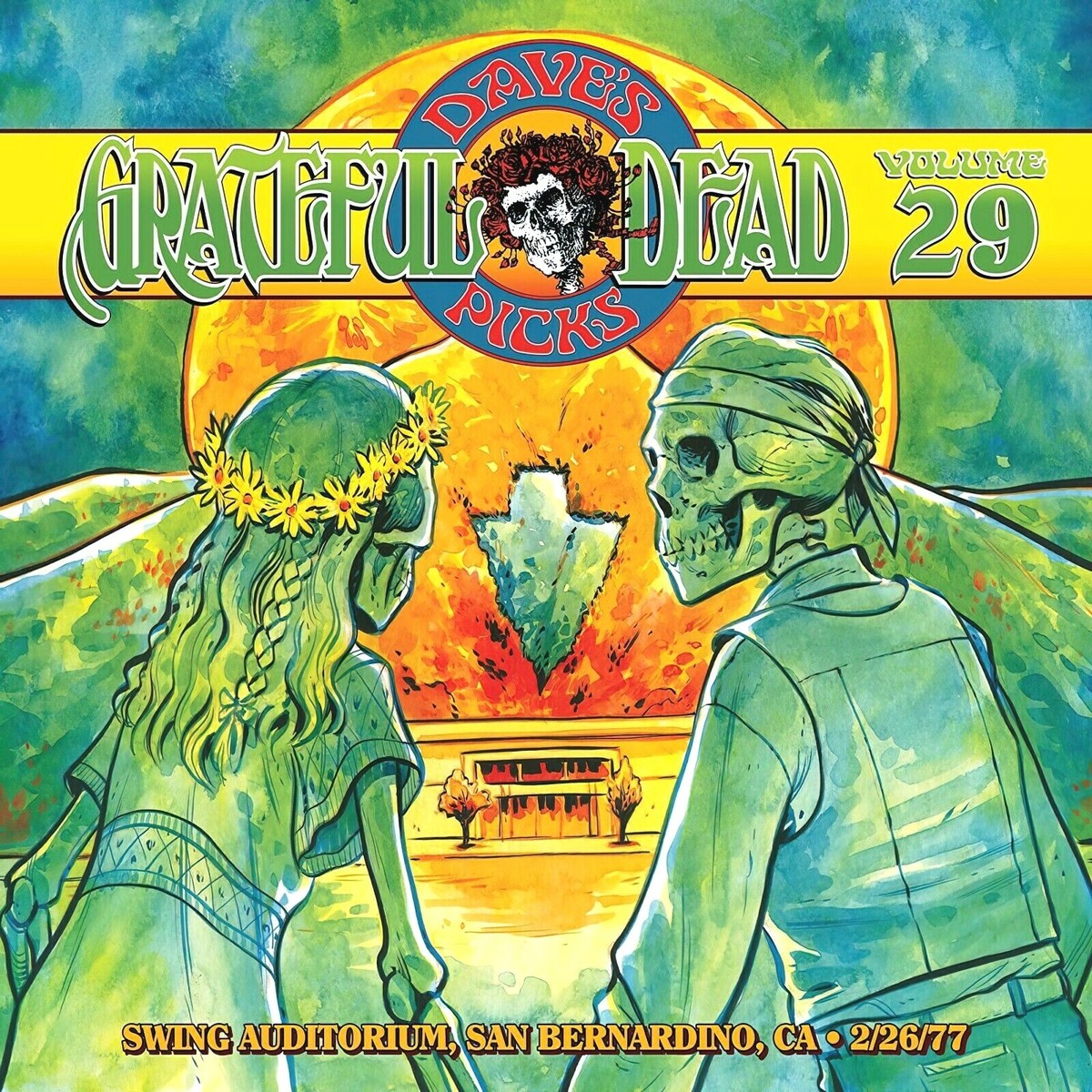 Grateful Dead Dave's Picks Volume 29 1977 12x12 Album Cover Grateful Dead Dave's Picks Volume 29 1977 12x12 Album Cover
