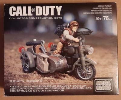 Brand New Mega Bloks Call of Duty Sidecar Pursuit Mega