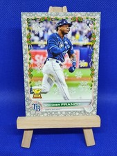 2022 TOPPS HOLIDAY BASEBALL WANDER FRANCO RC  METALLIC PARALLEL #HW 181 TAMPA
