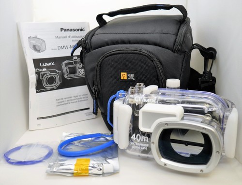 Panasonic DMW-MCTZ1 UNDERWATER HOUSING for Lumix DMC-TZ1 w access and carry case - Picture 1 of 11