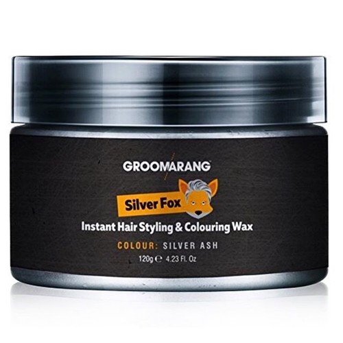 Styling Hair Wax For Men Silver Grey Ash Colour Pomade Hair Wax Colour