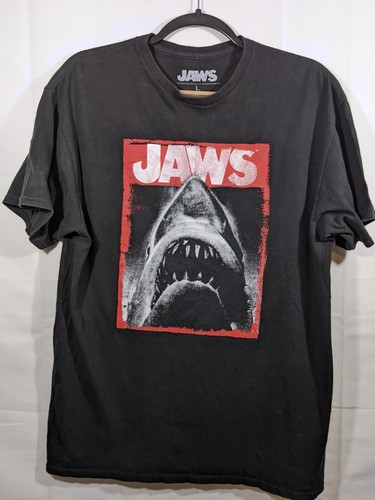 Jaws Official Universal Studios Film Herren T-Shirt schwarz, Large