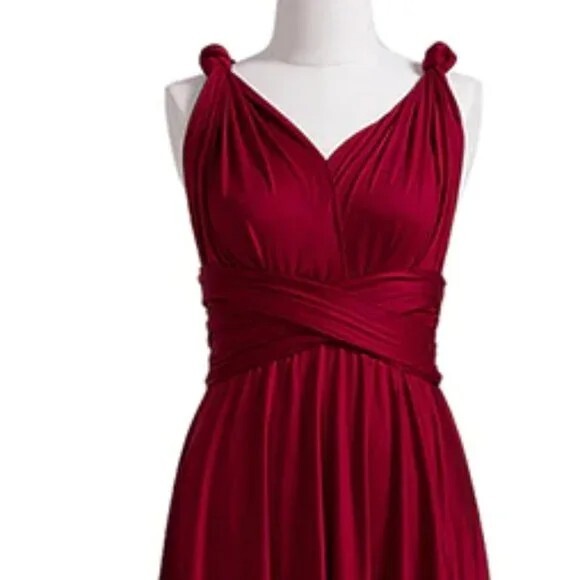 Red Multiway Convertible Infinity Dress Size Medium NIB | eBay