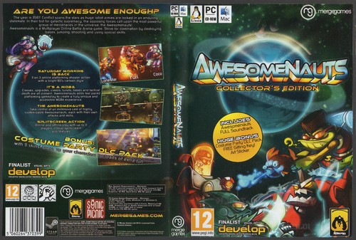 AwesomeNauts Collector's Edition PC CD-ROM Game MOBA Platform Fighting Adventure - Picture 7 of 9