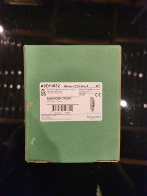 Schneider A9D11832 Acti 9 iC60H 32 Amp Typ C 30mA RCBO neu im Karton