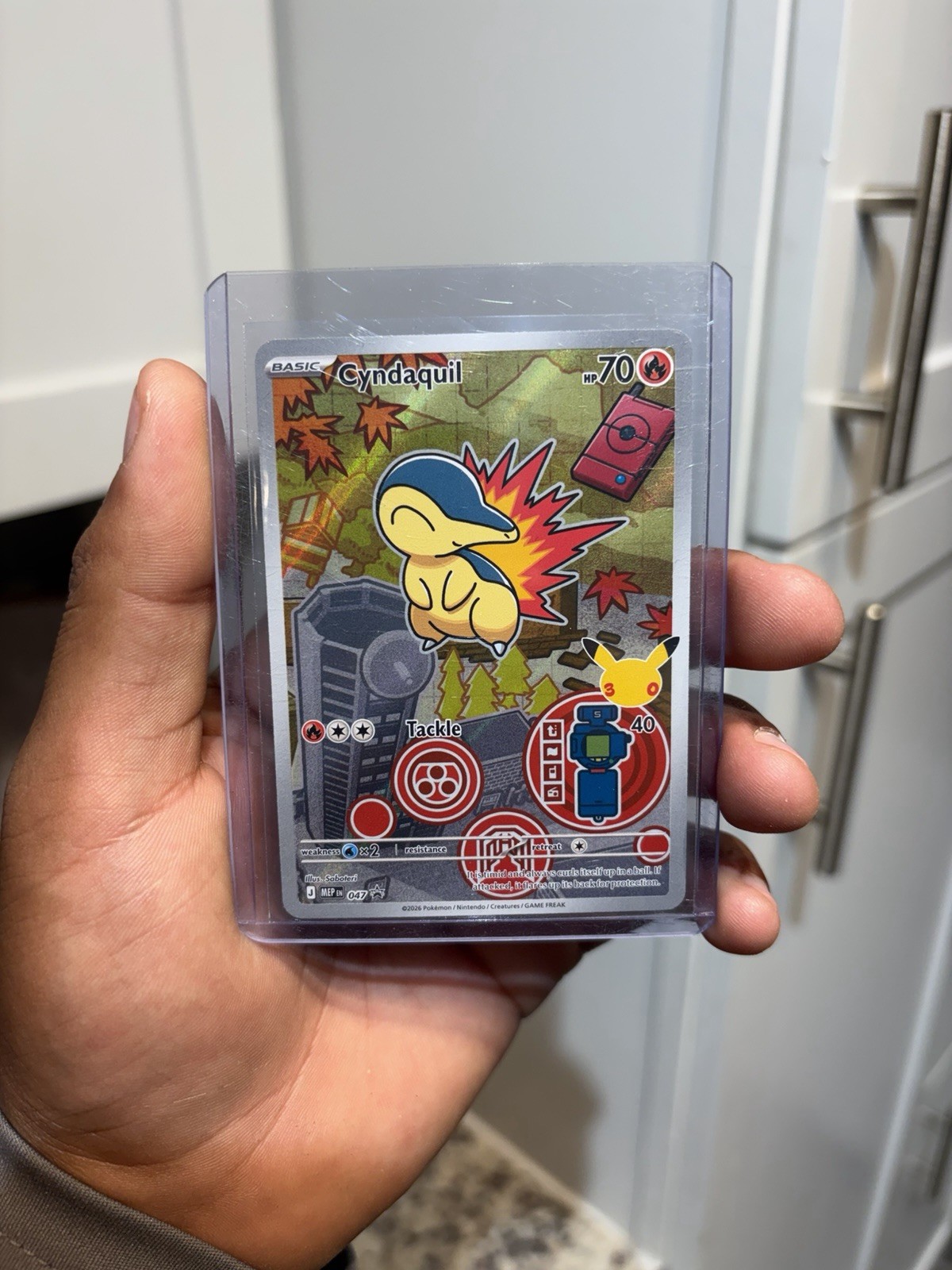 Cyndaquil 047 Me: Mega Evolution Promo Holo