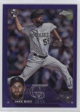 2023 Topps Chrome Update Purple Refractor 227/250 Jake Bird #USC27 16el