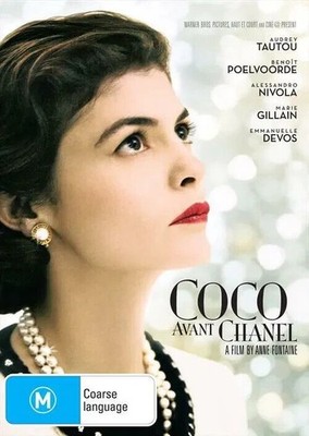 Coco Avant Chanel Movie (DVD 2009) Audrey Tautou Movie Fashion History Biography