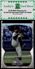 2023 Bowman Draft #BDC-37 Isaiah Coupet Chrome Refractor 1st Bowman Rookie