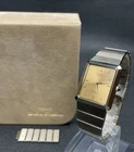[Excellent] Vintage SEIKO DOLCE 1221-5640 Gold Quartz Men’s Watch Box JAPAN