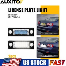 Led License Plate Light For Vw Jetta 2005-2010passat 2001-2008golf 2005-2007