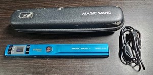 VuPoint Magic Wand II 2 Portable Scanner Handheld Pocket Blue with Memory card