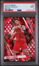 2023 PANINI PHOENIX RED ICE #62 NIKOLA VUCEVIC PSA 9