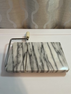 Marble Cheese Slicer Board Wire Cutter Cutting Board